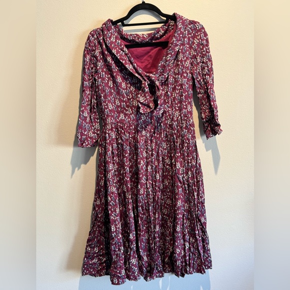 Gal Meets Glam Beth Dress (Maroon) - Picture 3 of 4